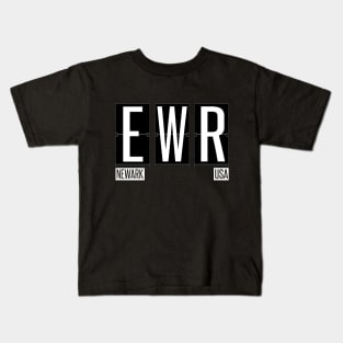 EWR - Newark NJ Airport Code Souvenir or Gift Shirt Kids T-Shirt